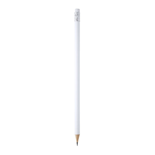 Lápiz COUVET en color blanco para personalizar con tu logo, nombre o foto