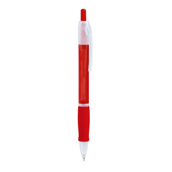 Bolígrafo ONTARIO en color rojo para personalizar con tu logo, nombre o foto
