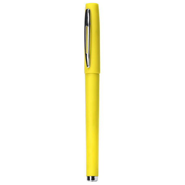 Bolígrafo COLOMA en color amarillo — impresión personalizada de tu logo