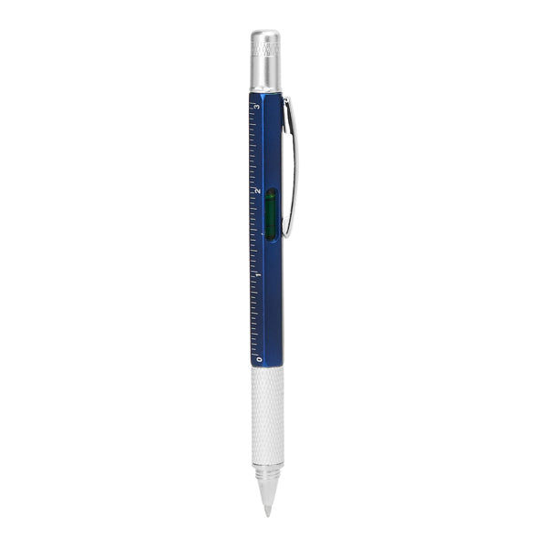 Bolígrafo KANCHAN en color royal — impresión personalizada de tu logo