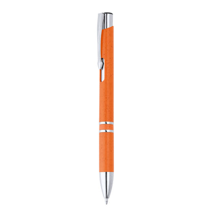 Bolígrafo HAYEDO en color naranja para personalizar con tu logo, nombre o foto