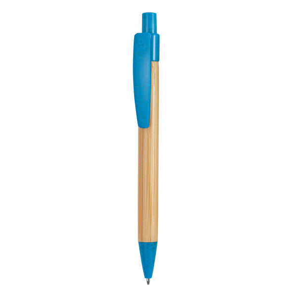 Bolígrafo STOA en color royal claro/crudo — impresión personalizada de tu logo