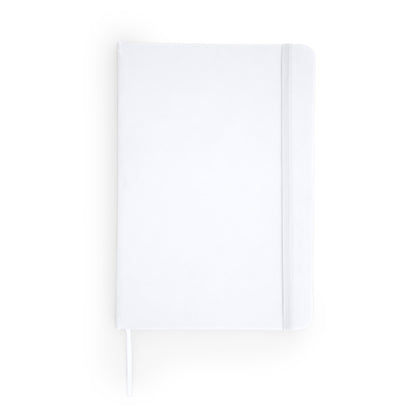 Libretas ALBA en color blanco para personalizar con tu logo, nombre o foto