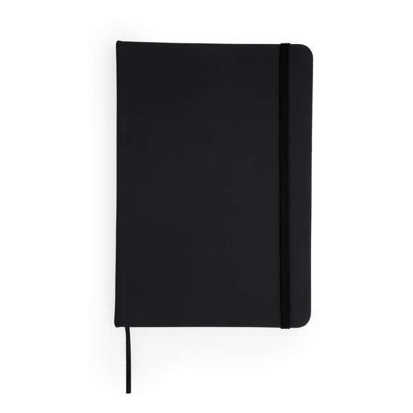 Libretas ALBA en color negro, personalización a medida en Gráficas Hugo