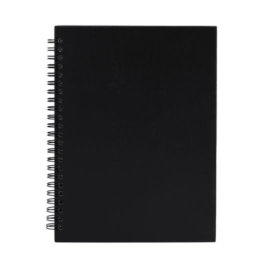 Libretas VALLE en color negro para personalizar con tu logo, nombre o foto