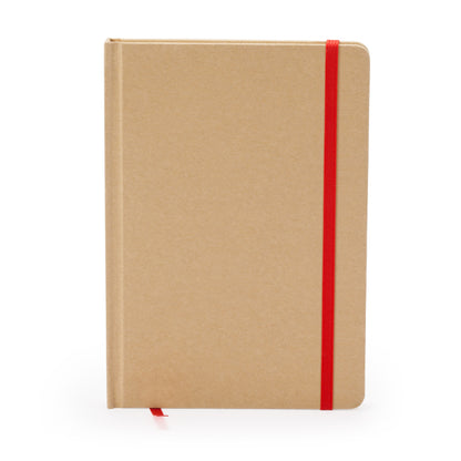 Libretas ESTELA en color rojo, personalización a medida en Gráficas Hugo