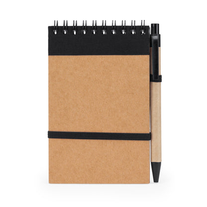 Libretas LIEN en color negro para personalizar con tu logo, nombre o foto
