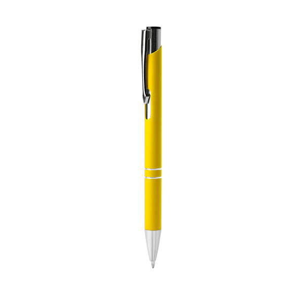 Bolígrafos NORFOLK en color amarillo — impresión personalizada de tu logo