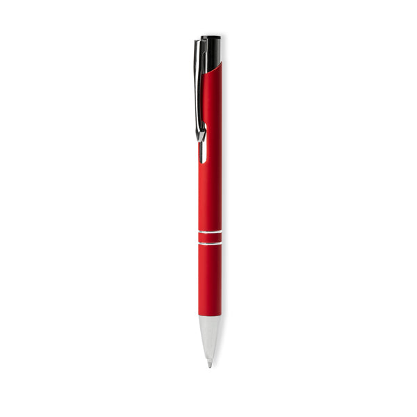 Bolígrafos NORFOLK en color rojo, personalización a medida en Crea41