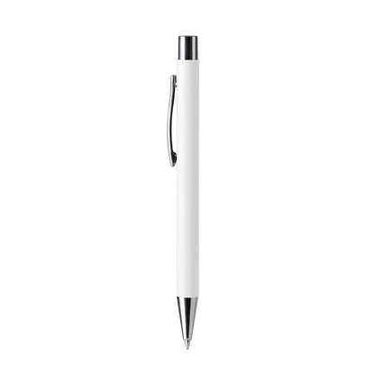 Bolígrafos DOVER en color blanco para personalizar con tu logo, nombre o foto