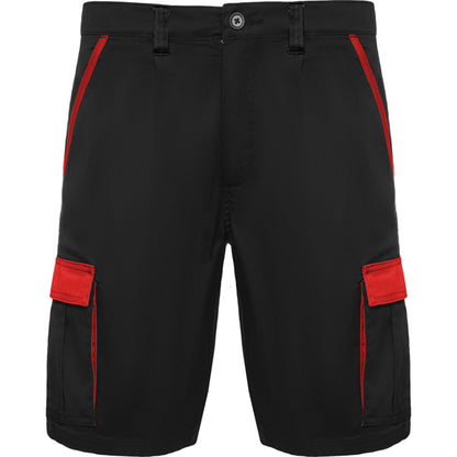Bermuda TAHOE personalizable online — negro/rojo, taller en Madrid