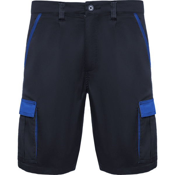 Bermuda TAHOE en color marino/royal — estampación y bordado de tu diseño