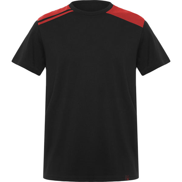 Camiseta EXPEDITION personalizable online — negro/rojo, taller en Madrid