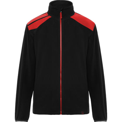 Chaqueta TERRANO personalizable online — negro/rojo, taller en Madrid