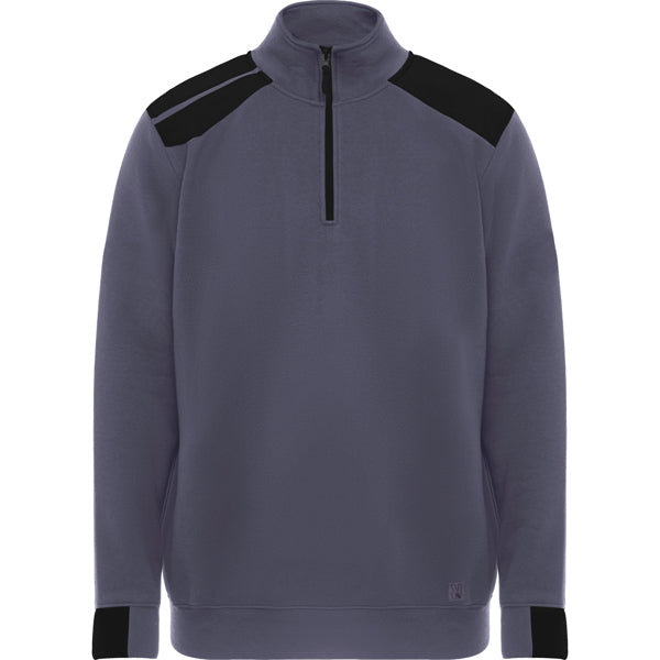 Sudadera MAVERICK en color plomo/negro, personalización a medida en Gráficas Hugo