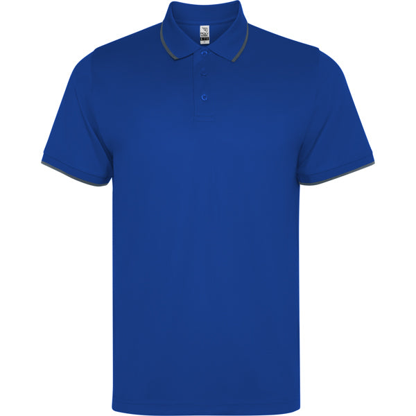Polo manga corta SIAN en color royal para personalizar con tu logo, nombre o foto