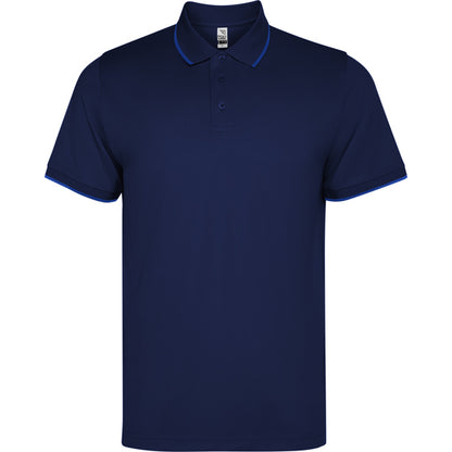 Polo manga corta SIAN en color marino — estampación y bordado de tu diseño
