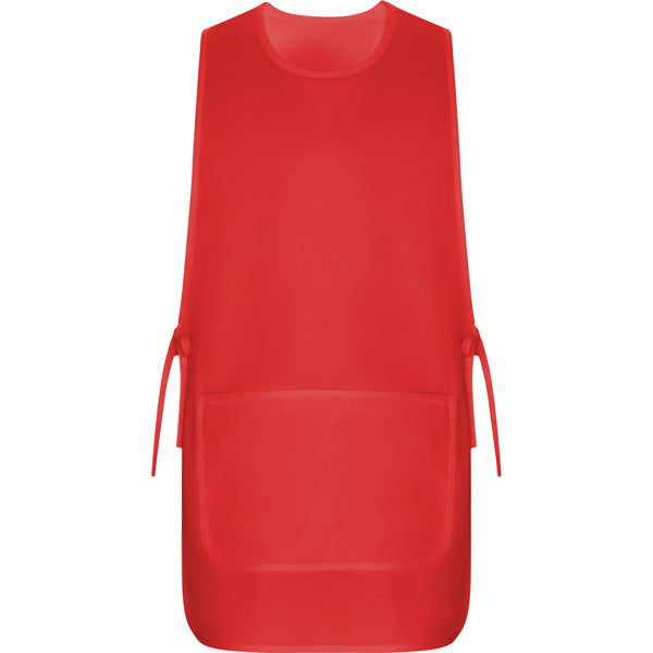 Delantal ARZAK personalizable online — rojo, taller en Madrid