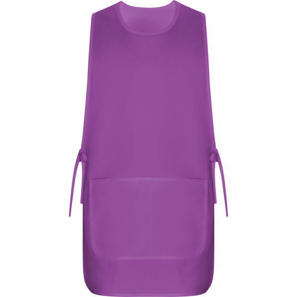 Delantal ARZAK en color violeta, personalización a medida en Crea41