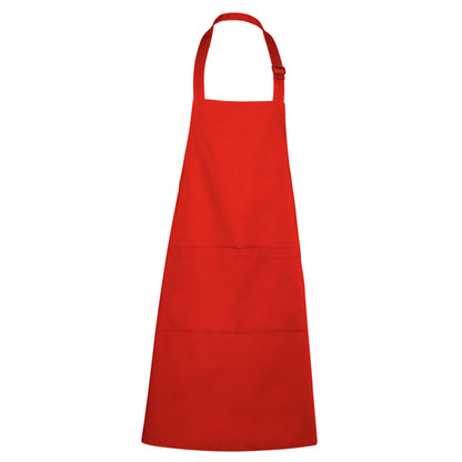 Delantal BENOIT personalizable online — rojo, taller en Madrid