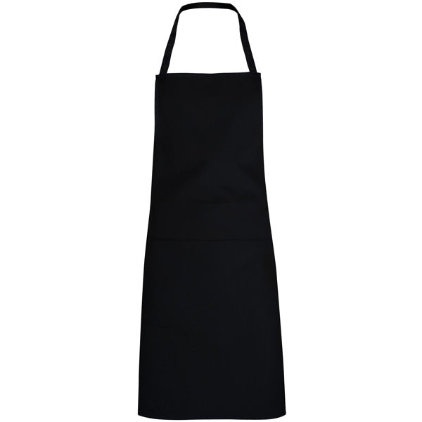 Delantal RAMSAY en color negro — estampación y bordado de tu diseño