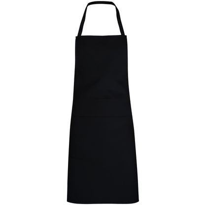 Delantal RAMSAY en color negro — estampación y bordado de tu diseño