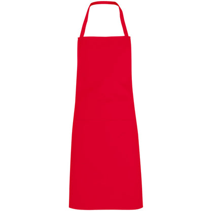 Delantal RAMSAY en color rojo para personalizar con tu logo, nombre o foto