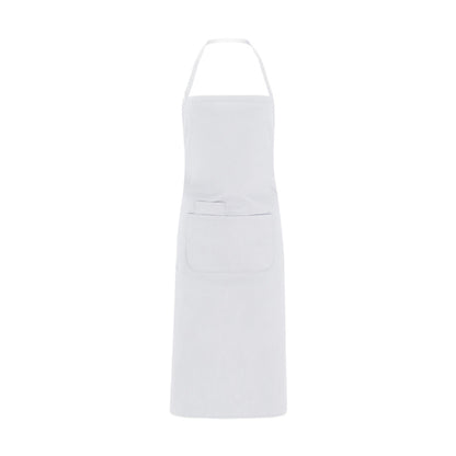 Delantal DUCASSE en color blanco para personalizar con tu logo, nombre o foto