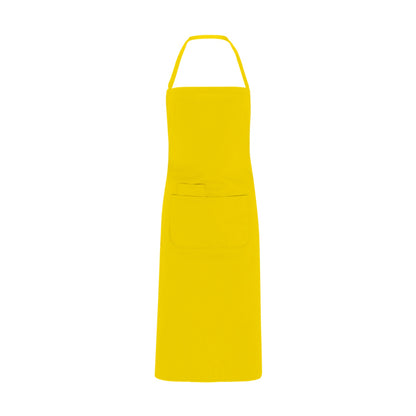 Delantal DUCASSE en color amarillo — estampación y bordado de tu diseño