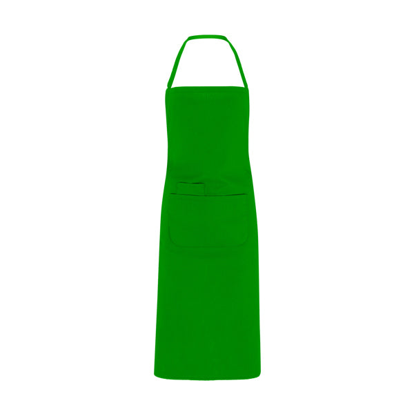 Delantal DUCASSE en color verde helecho para personalizar con tu logo, nombre o foto