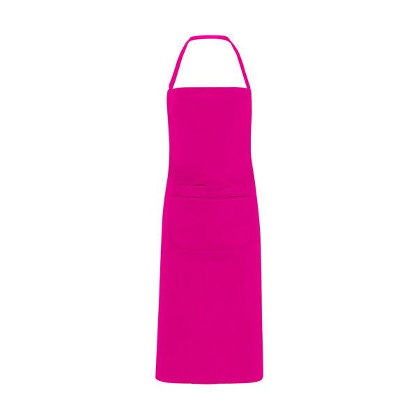 Delantal DUCASSE en color fucsia — estampación y bordado de tu diseño