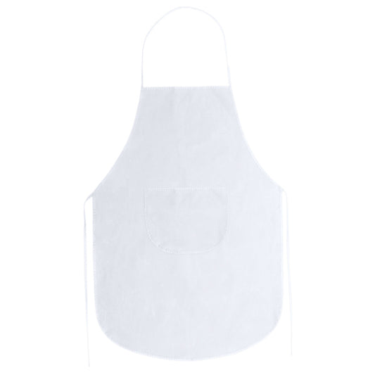 Delantales KELLER en color blanco para personalizar con tu logo, nombre o foto