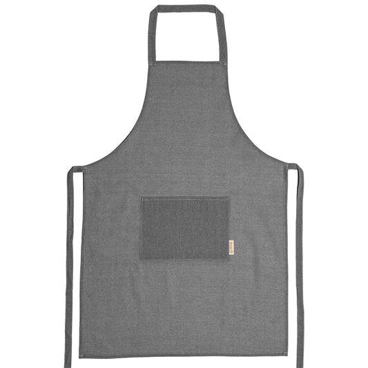 Delantales AROLA en color negro para personalizar con tu logo, nombre o foto