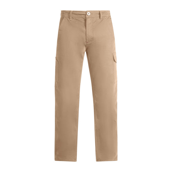 Pantalón FONTA en color camel — estampación y bordado de tu diseño