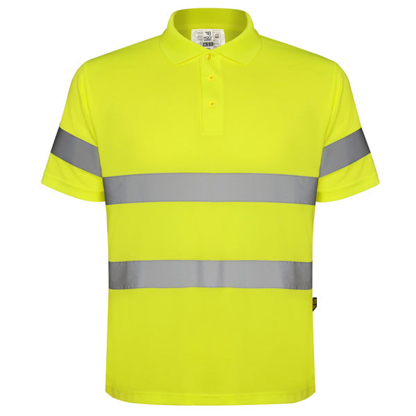 Alta Visibilidad POLARIS en color amarillo fluor para personalizar con tu logo, nombre o foto