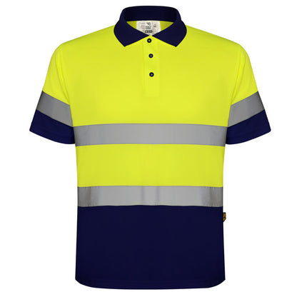 Alta Visibilidad POLARIS personalizable online — marino/amarillo fluor, taller en Madrid