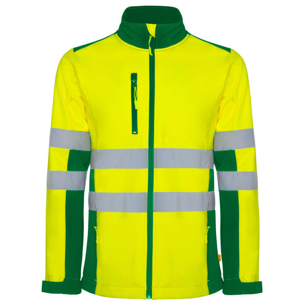 Alta Visibilidad ANTARES en color verde jardín/amarillo flúor para personalizar con tu logo, nombre o foto