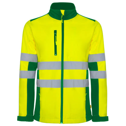 Alta Visibilidad ANTARES en color verde jardín/amarillo flúor para personalizar con tu logo, nombre o foto