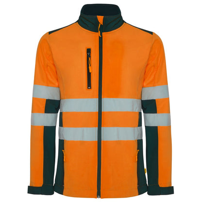 Alta Visibilidad ANTARES en color marino/naranja fluor — estampación y bordado de tu diseño