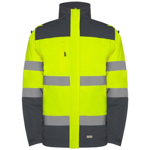 Alta Visibilidad EPSYLON en color plomo/amarillo fluor, personalización a medida en Crea41