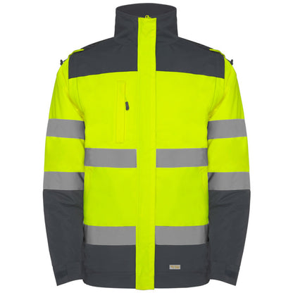 Alta Visibilidad EPSYLON en color plomo/amarillo fluor, personalización a medida en Crea41