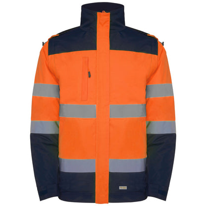 Alta Visibilidad EPSYLON en color marino/naranja fluor para personalizar con tu logo, nombre o foto