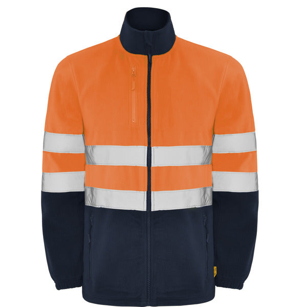 Alta Visibilidad ALTAIR en color marino/naranja fluor para personalizar con tu logo, nombre o foto