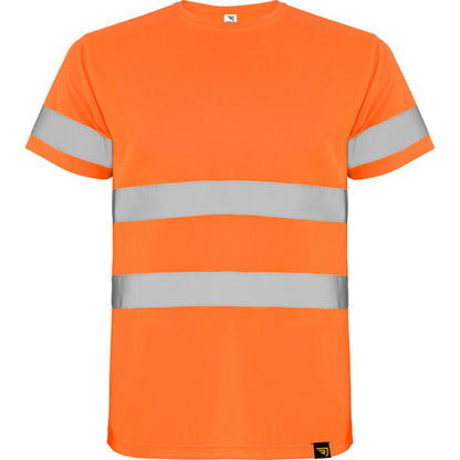 Alta Visibilidad DELTA en color naranja fluor para personalizar con tu logo, nombre o foto