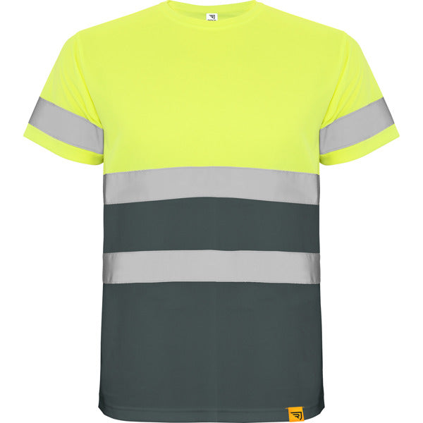 Alta Visibilidad DELTA en color plomo/amarillo fluor, personalización a medida en Crea41
