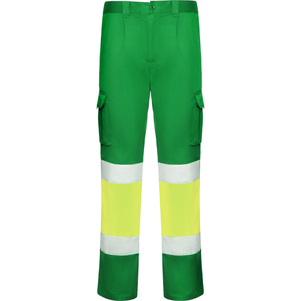 Alta Visibilidad DAILY STRETCH HV en color verde jardín/amarillo flúor para personalizar con tu logo, nombre o foto