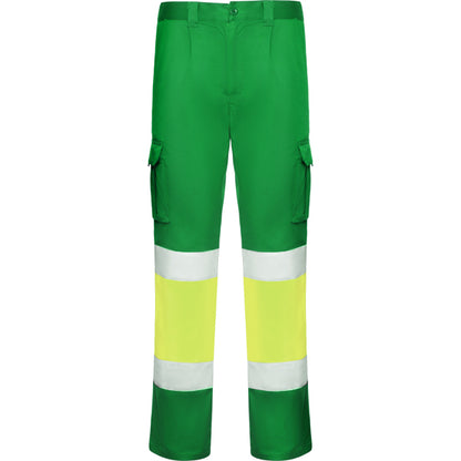 Alta Visibilidad DAILY STRETCH HV en color verde jardín/amarillo flúor para personalizar con tu logo, nombre o foto