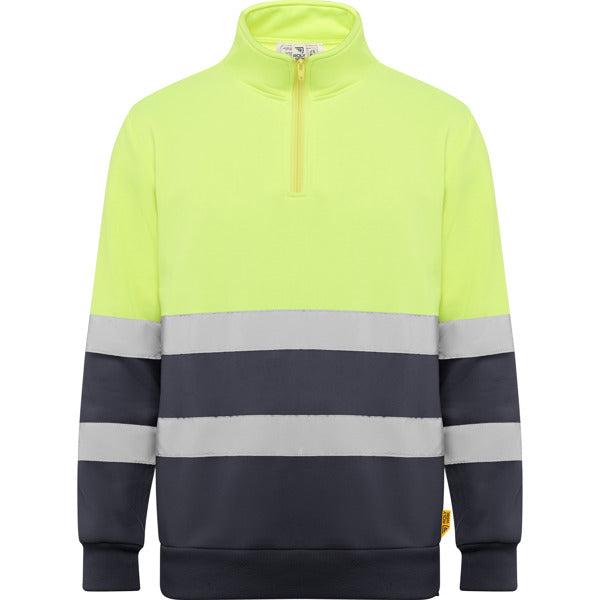 Alta Visibilidad SPICA en color plomo/amarillo fluor para personalizar con tu logo, nombre o foto