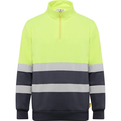 Alta Visibilidad SPICA en color plomo/amarillo fluor para personalizar con tu logo, nombre o foto