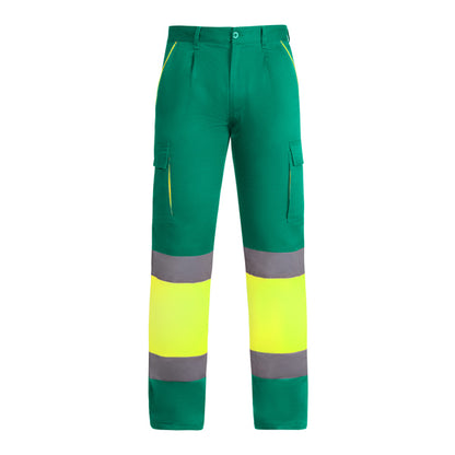 Alta Visibilidad ENIX en color verde jardín/amarillo flúor para personalizar con tu logo, nombre o foto